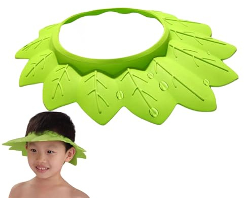 Cuffia da doccia regolabile per bambini, cuffia da doccia per bambini, protezione per occhi e orecchie