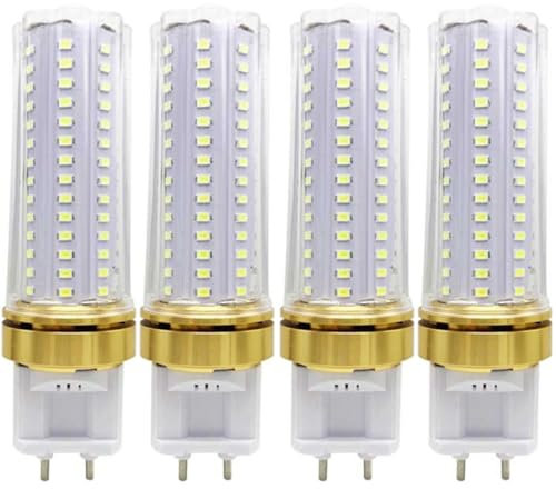 G12 LED Birne 20W, 4pcs LED Birnen, 20W äquivalent zu 200W Halogen, 2000LM, AC100V-240V, 360° Strahlwinkel für Heimbeleuchtung(Cool White 6000K)