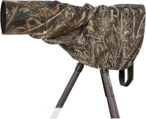 Rolanpro Waterproof Camera Lens Rain Cover Raincoat for Canon RF200-800mm F6.3-9 is USM Super-telephoto Zoom Lens # Thickened Reed