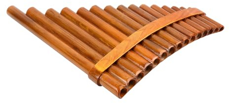 Flauta De Pan 15 Tubos De Bambú Con Bolsa De Transporte, Llave De Piso, Instrumento Musical Tradicional Chino, Flauta De Pan Hecho A Mano Para Principiantes, Estudiantes, Niños Y Adultos