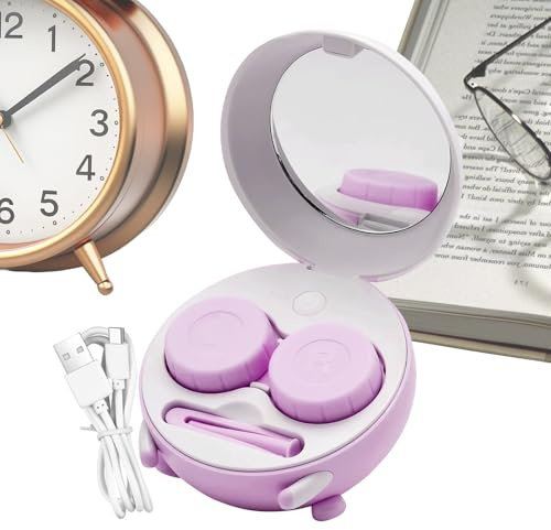 Detergente per lenti a contatto - 3,15 x 3,15 x 2,76 pollici 120 g Inserto lenti a contatto | Occhiali e accessori con lavatrice più pulita per sclerale di colore morbido RGP uomo donna quotidiano
