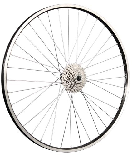 28 Zoll Laufrad Hinterrad Hohlkammer Shimano Cues FH-QC300 schwarz 9 Fach Kassette