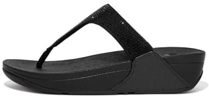 Fitflop Damen Lulu Keilsandale, Schwarz, 38 EU