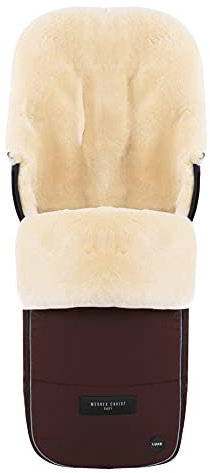 WERNER CHRIST Baby FLIMS LUXE - Saco de bebé de piel de cordero (6 a 36 meses)