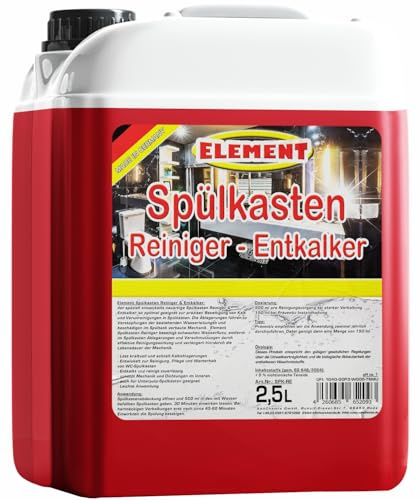 Avkalkningsmedel för toalett 2,5 liter I cistern rengöringsmedel effektivt rengöringsmedel för att ta bort avlagringar i cistern I extra stark cistern avkalkningsmedel
