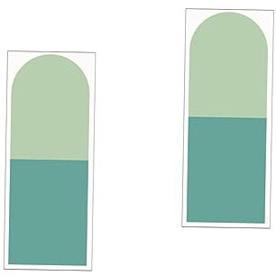 OSALADI 2pcs Geometric Art Wallpaper Peel and Stick Wall Sticker Living Decor Wall Decal for Bedroom Home Sticker Grey Pattern for Home Decor