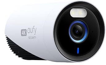 eufy Security eufyCam E330 (Professional) Add-On 4K Wired Outdoor Security Camera with Spotlights for 24/7 Recording, Enhanced Wi-Fi, Face Recognition AI,No Monthly Fee, Requires HomeBase 3 (Renewed)