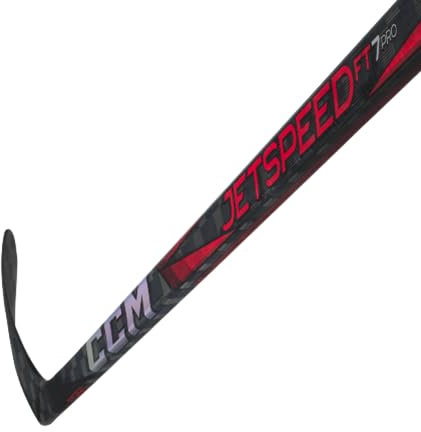 CCM JETSPEED FT7 Pro Komposit Eishockeyschläger, Intermediate (Flex 55, Biegung: 28, Links)