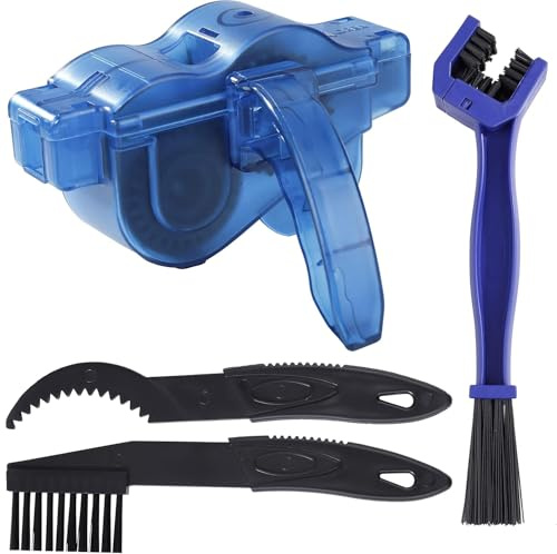 Limpiador de Cadena de Bicicleta 4 Pcs Bici Herramienta de Limpieza Rápido para Todos los Tipos de Bici
