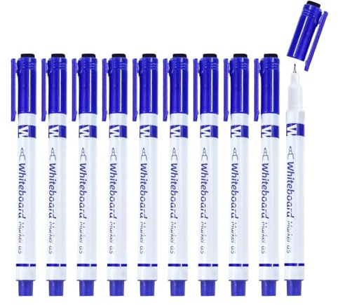 Pennarelli cancellabili a secco, con, punta fine da 0,5 mm, per insegnanti, aule, calendari, scuola, scuola materna, disegno