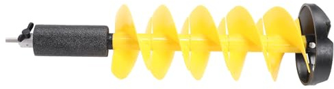 Fauitay Tarière à Glace électrique, Foret Flottant en Nylon avec un Diamètre de Rotation de 8 Pouces pour L'eau Profonde et une Couche de Glace épaisse, Légère et Antirouille