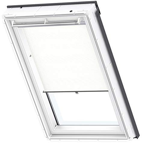 VELUX Original Sichtschutz-Rollo mit Haken (RHL), MK12, M12, Weiß