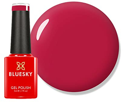 Bluesky Gel Nail Polish, Pastel Red - A119, Red, Long Lasting, Chip Resistant, 5ml (Requires Drying Under UV LED Lamp)