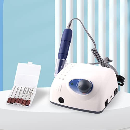 Electric Nail Drill Machine, 40000RPM Electric Nail Manicure Machine, 3/32(2.35mm) Adjustable Speed Manicure Pedicure Electric Nail File for Gel Nails, Exfoliating, Polishing