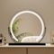 S'AFIELINA Schminkspiegel mit Beleuchtung 50cm Hollywood Spiegel Dimmbar 3 Farbtemperatur Touch-Steuerung LED Kosmetikspiegel 360° Drehbar Makeup Spiegel mit Beleuchtung-Schwarz