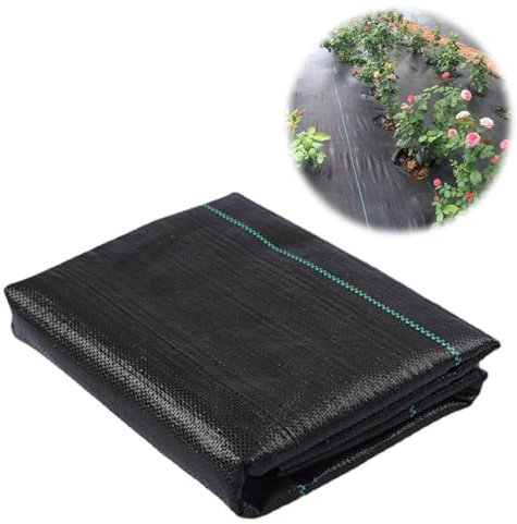 Bodengewebe Unkrautflies, Anti Unkrautvlies Pflanzfolie, Unkrautvlies Gartenvlies, Unkrautgewebe, Unkrautfolie, Wasserdurchlässig, Atmungsaktiv, Reißfest, für Gartenarbeit, Landwirtschaft, 2m x 2m