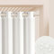 ROOM99 Garden Line - Cortinas para Exteriores con Ojales, 155 x 250 cm de Ancho x 250 cm de Alto, Resistente a la Intemperie, Impermeable, protección Solar, para jardín, Cortavientos, Color Crudo