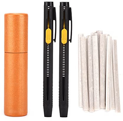 Skräddarkrita, Genomskinlig Ergonomisk Låg Slitagegrad Justerbar Märkningskrita för Bomullstickad Mockasömnad, Klänningssydd, Quiltning och Hantverk med Kritahjulsspets