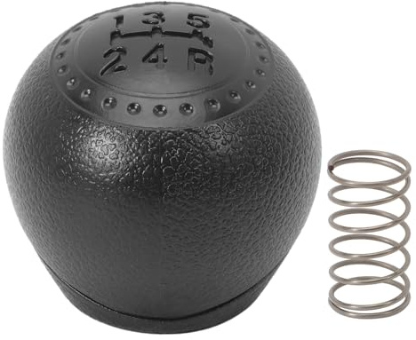 MangWany Pomello del cambio a 5 marce, adatto per Fiat Punto 188 1999-2012 con molla di ritorno per leva del cambio