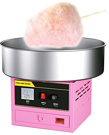 Commercial Cotton Candy Machine, Professional Electric Candy Floss Maker - 1200W, Ideal for Birthday Party, Easy to Use and Clean