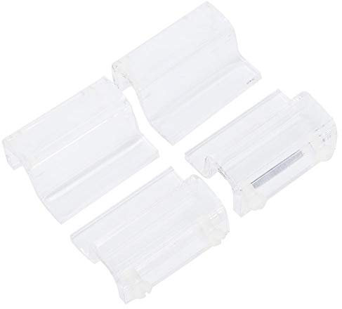 4 Stücke Aquarium Glasdeckel Clip Acrylglas Abdeckung Unterstützung Halter Universal Aquarium Deckel Clips mit Schrauben
