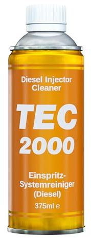 TEC 2000 Diesel Injector Cleaner 375ml | Limpiador Inyector Diesel Mantenimiento del Motor Sistema Combustible | Limpiador de inyección y tratamiento antihumo