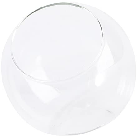 Mini Landscape Glass Terrarium Container - Round 15Cm Eco-Friendly Decor for Succulents Fish Tanks and Diy Creations