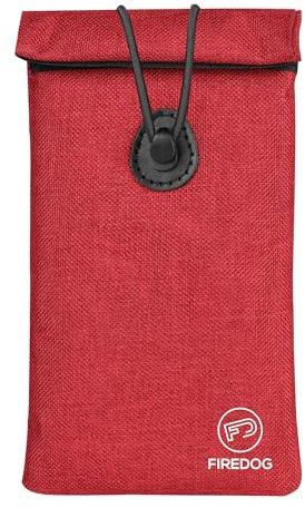FIREDOG Faraday - Custodia per chiavi dell'auto e telefono cellulare, custodia per blocco del segnale delle chiavi, protezione antifurto per auto, protezione per telefono cellulare, WiFi, GSM, LTE,