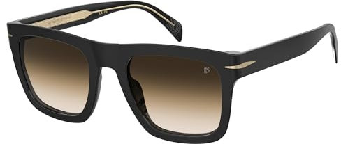 David Beckham Herren DB 7000/S Flat Sunglasses, 807/N4 Black, 56