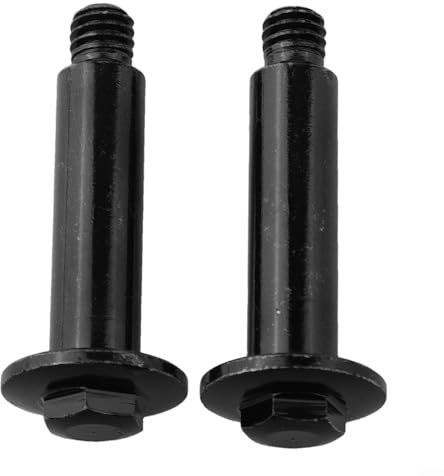 ZWEquipint Set di bulloni a spalla per tosaerba, parte di ricambio in metallo 614650, compatibile per Recycler Wheel Series 942797 559160 614651, 2 pezzi