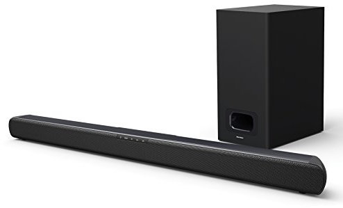 Karcher SB 800S Soundbar für TV Geräte, TV Soundbar mit Subwoofer - Bluetooth Surround Soundsystem 2.1 inkl. Fernbedienung - HDMI ARC/Optischer Eingang/USB/AUX