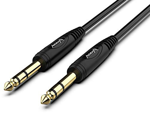 Audibax Bronze Gold Cable Jack Stereo a Jack Stereo 1.5 Metros Negro