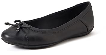 Geox Femme D Charlene C Ballerines, Black, 42 EU