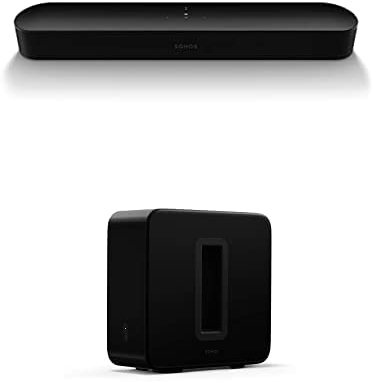 Sonos SUB (GEN3) Black & Beam (Gen 2) The compact smart soundbar for TV, music and more. Black