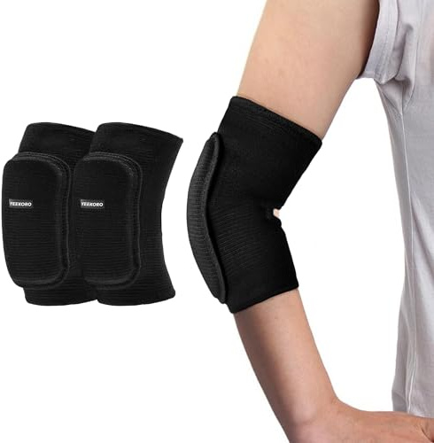 YEEKORO Coderas Transpirables para niños, niñas y Adolescentes, Manga de compresión a Prueba de Golpes para Patinaje, Voleibol, Ciclismo, Equipo de Seguridad Deportivo