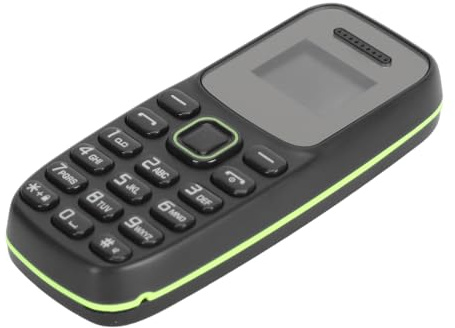 VGEBY Teléfono Celular con Botones Grandes, Teléfono Móvil para Personas Mayores Desbloqueado 2G gsm Mini Teléfono 0,66 Pulgadas Dual SIM gsm Mini Teléfono Reproductor de Música (Black)
