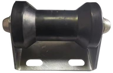 Yominerr Conjunto de Rodillos de Quilla Estacionarios de Acero Galvanizado para Remolque de con Soportes. Pieza de 4 Pulgadas.