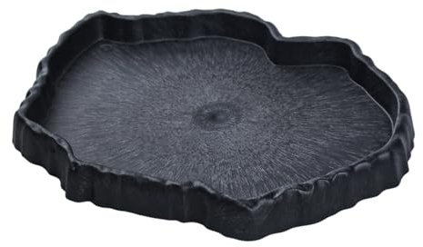 Flylin Reptile Water Dish Y-25, Corner Feeding Bowl