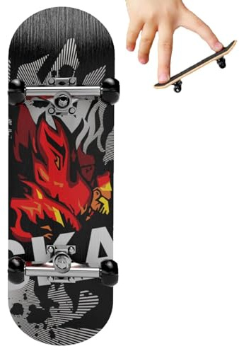 Générique Touching Skateboard - Uppgraderade kullagerhjul | Skidtå rörelsebräda, perfekt skateboardleksak för dem | spikfingerkoordination