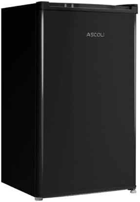 ASCOLI 85L Under Counter Fridge, Freestanding Larder, Direct Cooling, Reversible Door, Defrost, Adjustable Temperature Control, LED Light