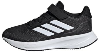 adidas RUNFALCON 5 Shoes Kids Laufschuhe, Core Black/Cloud White/Cloud White, 34 EU