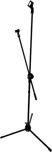 MIKROFONSTÄNDER 2 in 1 - MIT GALGEN - STATIV - UNIVERSAL STÄNDER - FÜR MIKROPHONE - DUO - ZUSAMMENKLAPPBAR - 3-BEINIG