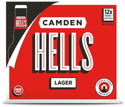 Camden Hells Beer Bottle, 12x660 ml
