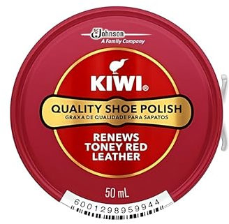 KIWI Shoe Polish, Toney Red, 50ml