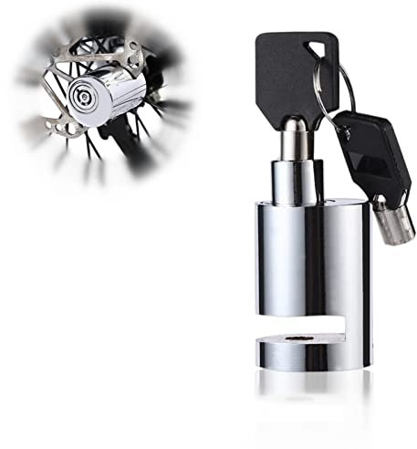 Scheibenbremsen Schloss, Diebstahlsicherung Scheibenbremse Motorrad Bremsscheibenschloss, Fahrradschloss Felgenschloss, Sicherheitsscheiben Radschloss, Anti Diebstahl für Motorräder Fahrräder Roller