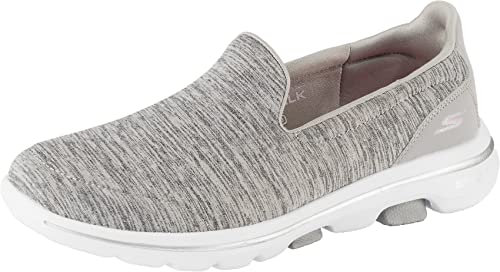 Skechers Women's Go Walk 5-Honor Sneaker, Gray, 2 UK