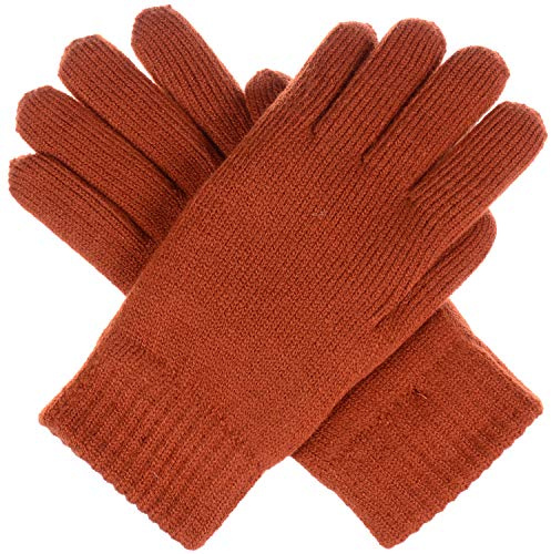 Be Your Own Style BYOS Winter Women's Toasty Warm Plush Fleece Lined Knit Gloves in Solid & Glitter