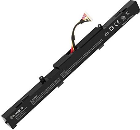 Exmate Laptop-batteri A41N1501 för ASUS Rog GL752JW GL752VL GL752VW GL752VL-1A GL752VL-2B GL752VL-GC057T GL752VW-1A GL752VW-2B N552 N552V N552VW N52VW N552VW N52VX 752 N752VW [15V 3200mAh 48Wh]