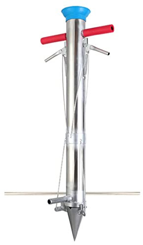 LIUHD Plantadora Manual Hortalizas Plantadora Manual de Doble Mango Herramienta de Trasplante de Acero Inoxidable Herramientas de Jardinería