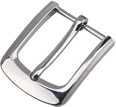 McFanBe bältesspänne 28 mm till 38 mm Single Prong Square bältesspännen för kvinnor män ersättning läderbälte, Spänne 24, 30mm